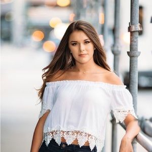 Crop Top Off The Shoulder